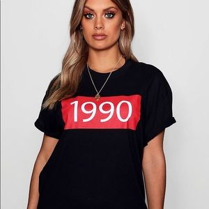 Boohoo plus 1990 T-shirt